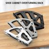 2 Bucăți Balama Dulap Pantofi Oțel Raft Pantofi Suport Flip Cadru Metalic Balama Raft Pantofi Durabil