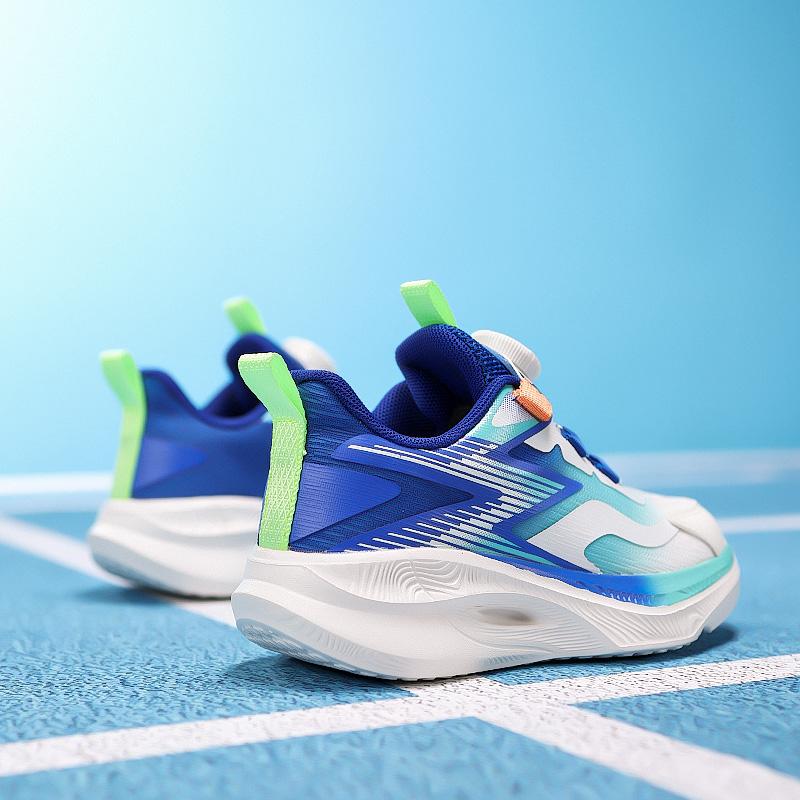 Fashion Children Running Shoes Boys Trainers School Thick Sole Soft Kids Casual Sneaker Knit Fabric Boys Sports Shoes