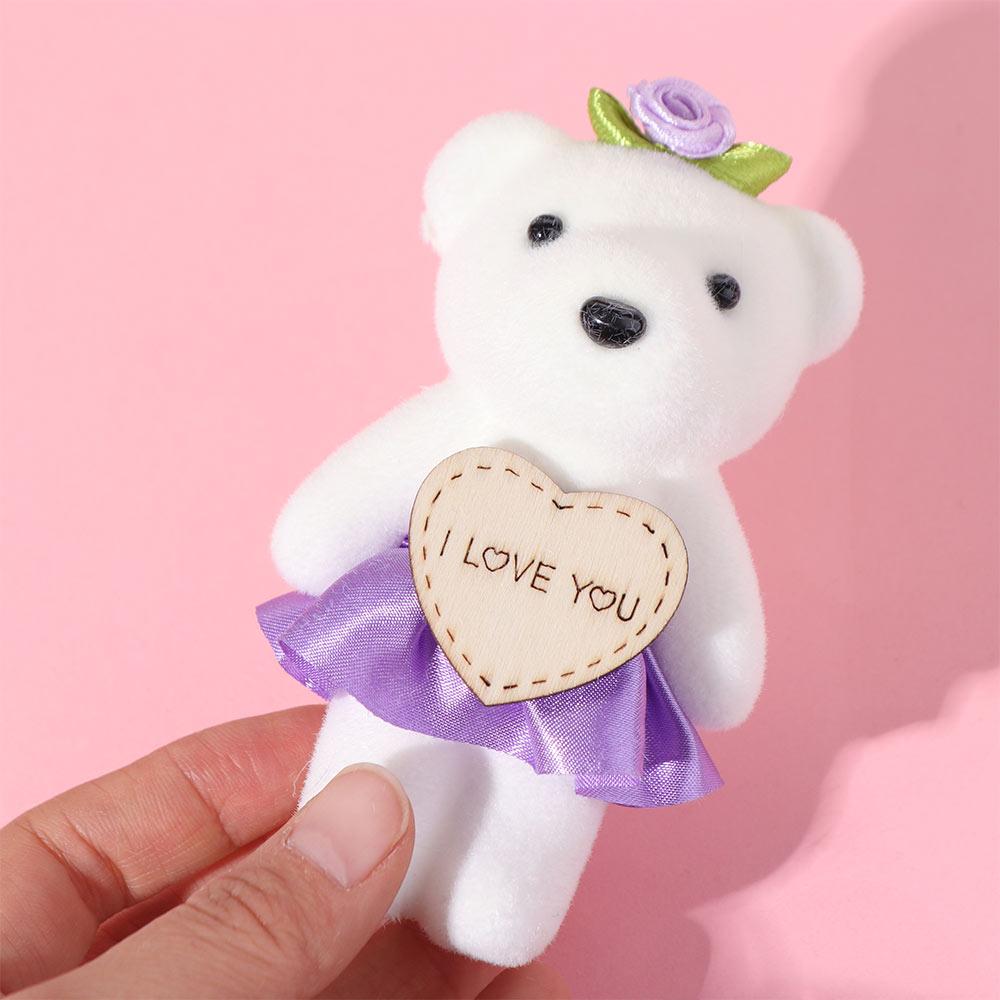 10 szt./zestaw Pluszowe Zwierzę Miś Pluszowe Zabawki Piankowe Pluszowa Lalka Kreskówkowy Bukiet Lalka Zabawki dla Dzieci