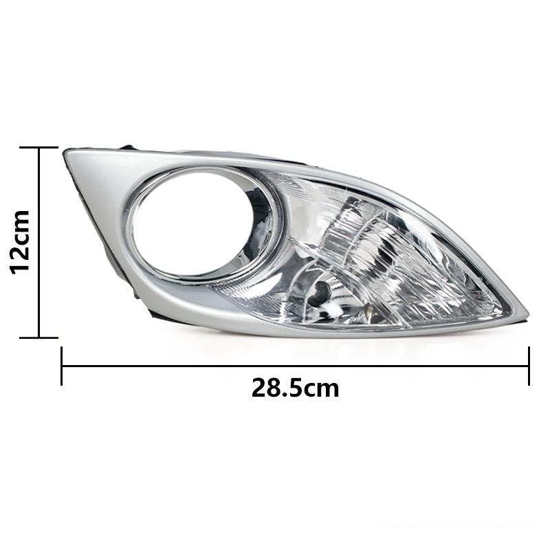 Car Front Bumper Fog Light Cover Fog Lamp Turn Signal Light Fog Lamp Car Accessories For Mazda CX7 CX-7 2009 2010 2011