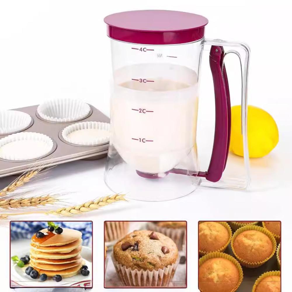 Gözleme Hamur Dağıtıcı Hamur Ayırıcı Bakeware Mutfak Aracı Krep Cupcake Waffle Muffin Mix Krep Kek Pişirme Kaynağı