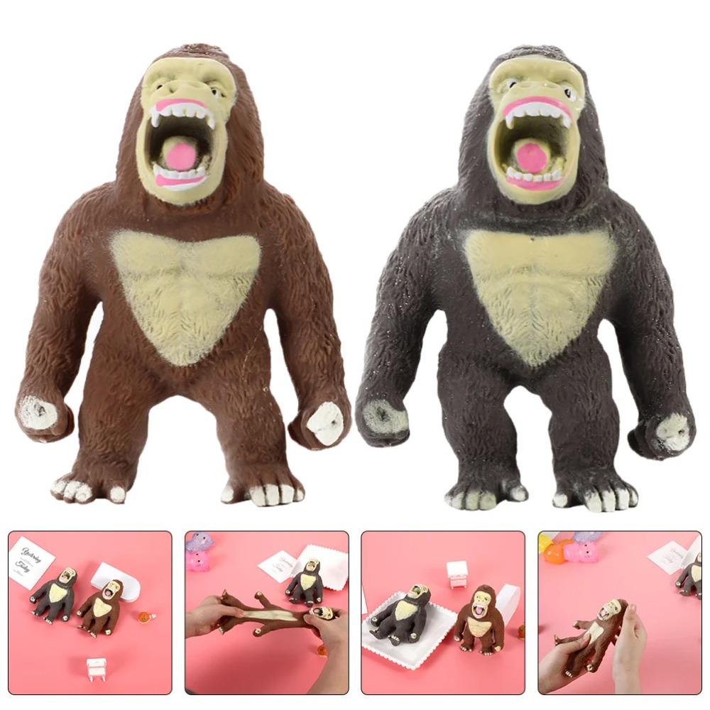 Stretchy Monkey Toy Adorable Toys Funny Chimpanzee Design Elastic Sensory Toy Pressure Release Squeeze Toy