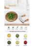 Stainless Steel & Acacia Wood Double-Sided Cutting Board Set with Knives for Vegetables, Herbs, and Fruits