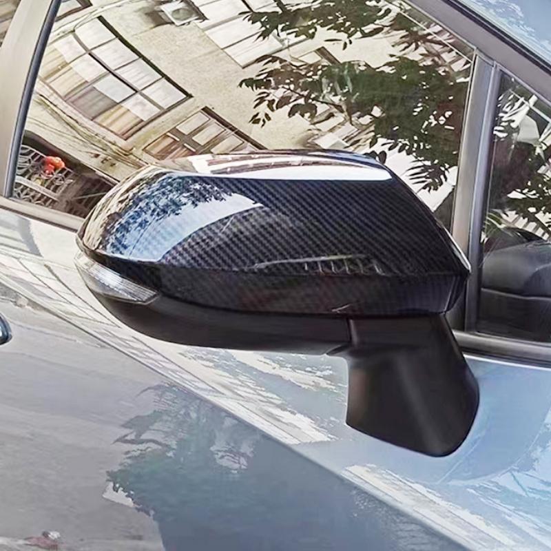 For Toyota Yaris Ativ Vois 2024 ABS Carbon Fiber Door Handle Cover Door Bowl Frame Trim Protection Sticker Accessories