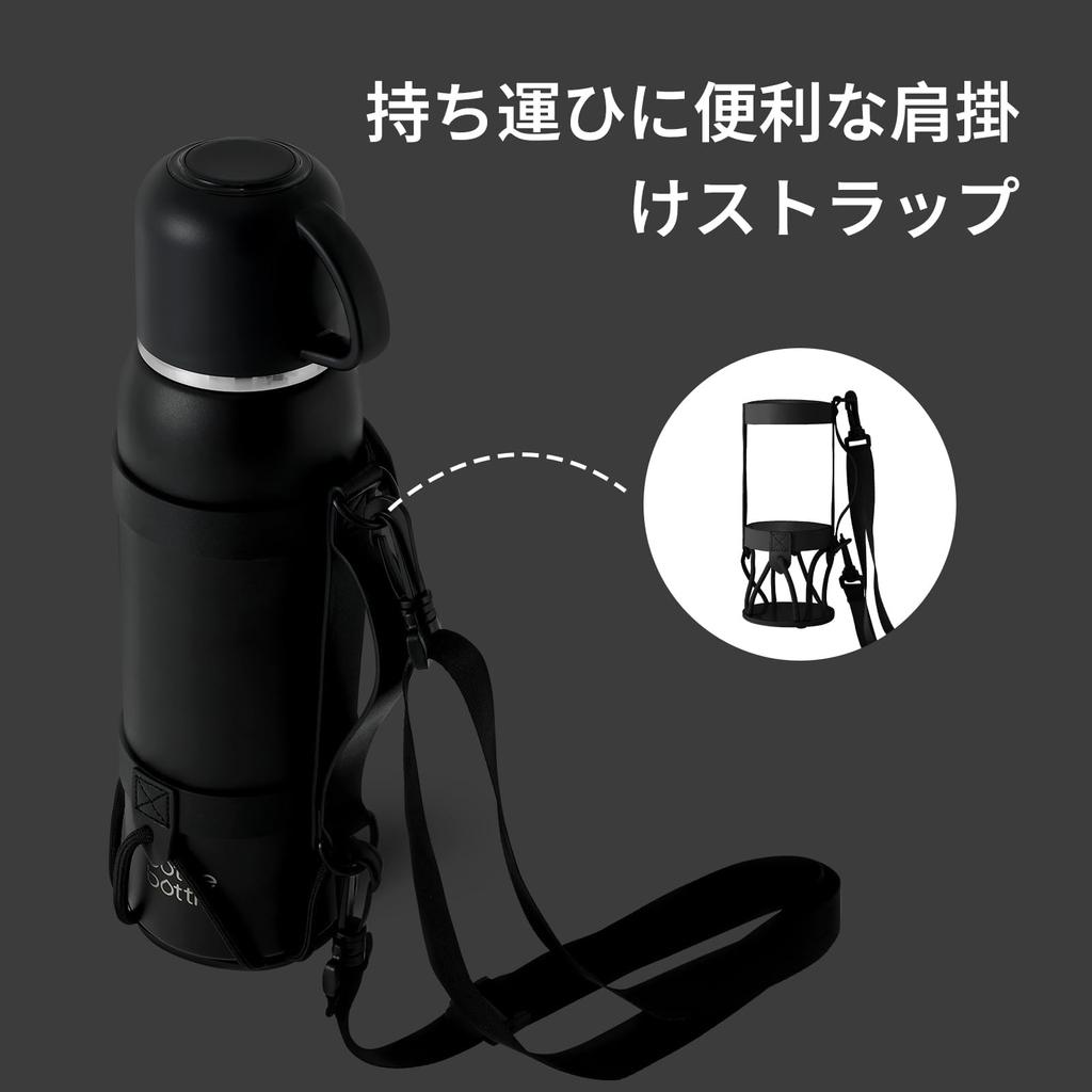 BOTTLE BOTTLE Water 1 Large BPA Comes with a Easy To Easy To Leak My Comes with a Direct Cup Black Bottle, Liter, Capacity, Free, Handle, Carry, Wash,
