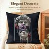 Funny Art DDavid Statue Cushion Cover Natural Linen Organic Fabric DoubleSided Printing Sofa Home Decor Gift Pillow Case