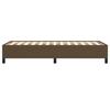 Vidaxl Bed Frame Without Mattress, Dark Brown, 90X200 Cm, Fabric