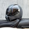 DOT ECE Certified Full Face Motorcycle Helmet Men Women Cruiser Bike ABS Shell With Bluetooth Slot Dual Lens