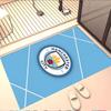 Manchester Football FC Print Rug, Washable Floor Carpet, For Entryway Dorm Laundry Room Office Study, Home Decor Birthday Christmas Gift
