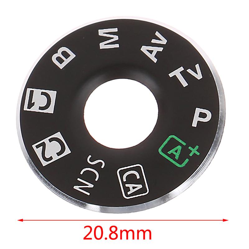 New Top Cover Button Mode Dial For 6D+3M Glue Camera Repair Parts Dial Turntable