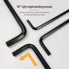 Japan Baili 8-Piece Flat Head Black Metric Hex Key Wrench Set 008-S9