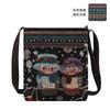 Yunnan exotic travel messenger bag elephant butterfly owl shoulder canvas small square bag