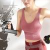 Frauen Sport Unterwäsche Tube Top Damen Fitness Yoga Bh Unterwäsche mit Pad Sommer Gym Activewear Crop Top