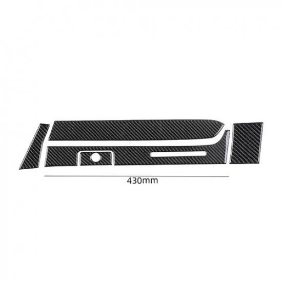 5Pcs Carbon Fiber Interior Passenger Dashboard Cover Trim For Toyota Tacoma