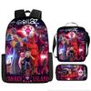 UK Virtual Band Gorillaz Kids' Cartoon Backpack - Dual Use Shoulder/Crossbody Bag