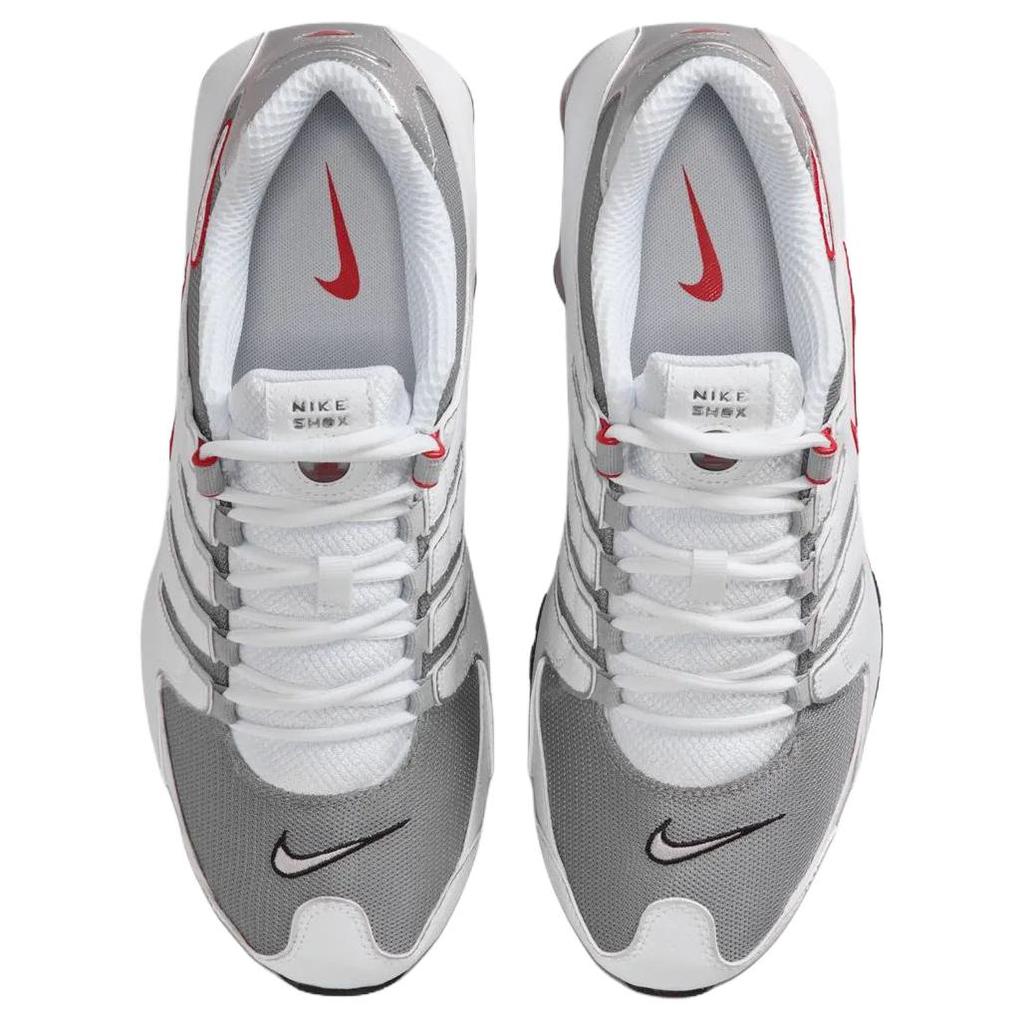 Nike Scarpe da Corsa Shox Serie NZ Unisex Grigio Bianco 378341-104