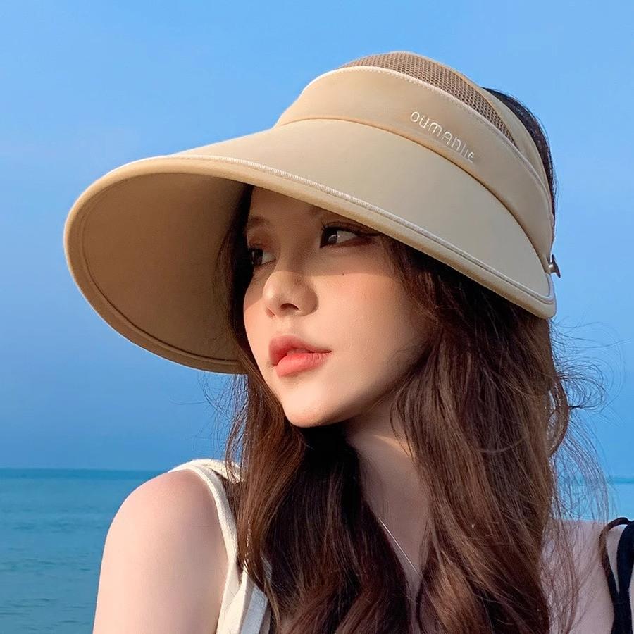 Outdoor Sun Protection Hat For Women With Wide Brim And Breathable Polyester Fabric Summer Sun Hat хаки