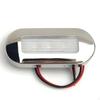 Waterproof Boat Light Polished Stainless Steel FlushMount Step Lamp Frosted Lens for Steps, Deck