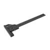Multifunction Woodworking Ruler Aluminum Alloy T Shaped Black Measuring Marking Auxiliary Tool for