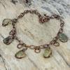 Citrine rough necklace electroformed copper necklace adjustable chain necklace handmade copper jewelry wedding gift dainty gemstone necklace