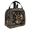 Custom Mayan Aztec Hunab Ku Lunch Bag Women Thermal Cooler Insulated Lunch Boxes for Kids School