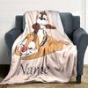 Coperta personalizzata con nome 'n' Dale Adventure per Divano e Letto, Coperta Peluche Accogliente e Morbida Super Morbida e Calda per Autunno e Inverno. 0908425