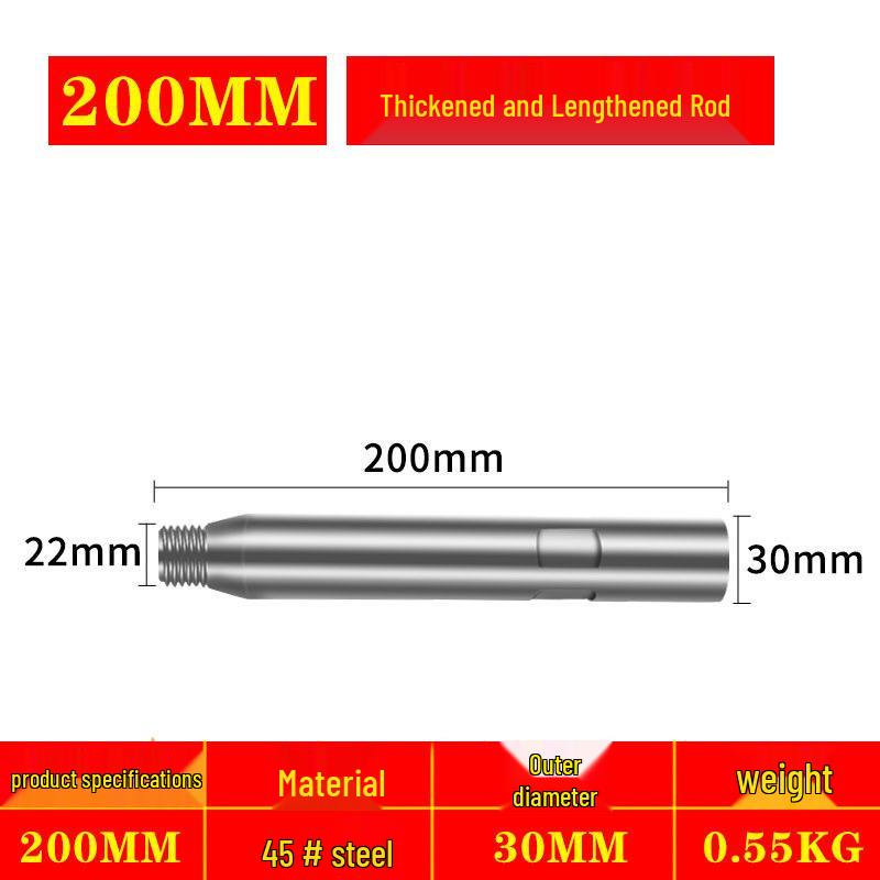 Heavy-Duty Diamond Drill Bit Extension Rod for Pipe Laying and Wall Hole Opening