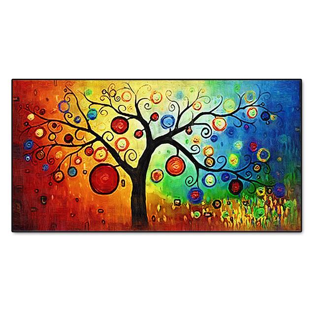 Moderno dipinto su tela astratto albero della vita poster e stampe decorative quadri da parete per soggiorno arredamento casa senza cornice