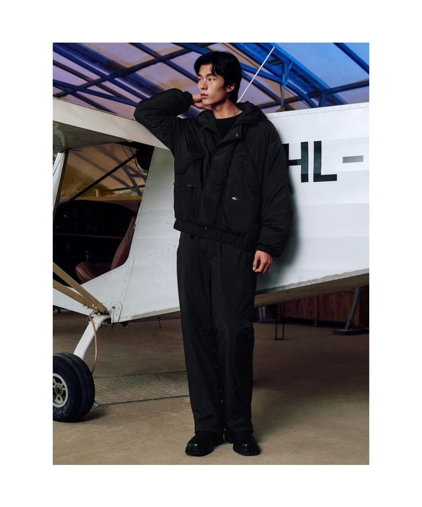 SHIFT.G Drifter Wide Nylon Pants (Setup) Black