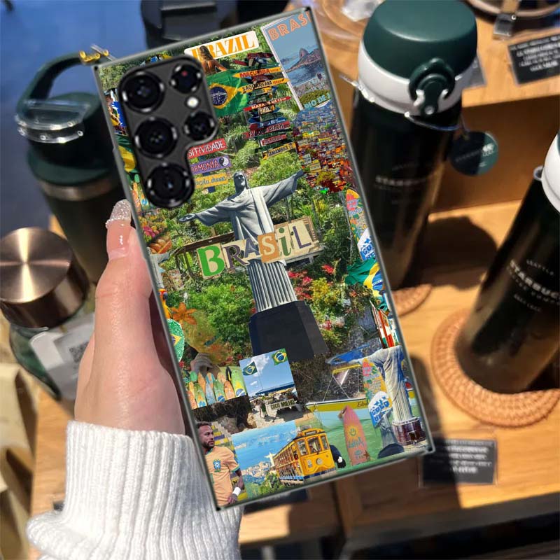 City Brazil Rio de Janeiro Cases Phone Case for Samsung Galaxy S26 Ultra S25 Edge S24 S23 FE S21 Plus S20 S22 S10 Cover TPU Capa