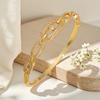 2026 High-end Hollow Zircon Bracelet Women's Light Luxury Fashion Geometric New Bracelet Full of Diamonds, Gold-plated Versatile Jewelry