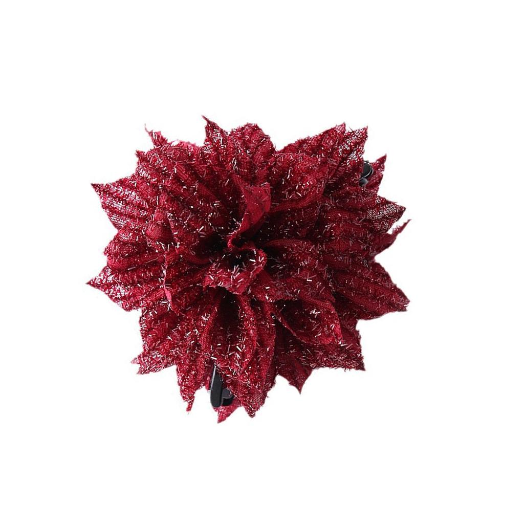 Large Flower Hair Claw Clip For Women Non Slip Fabric Hairpin For Ponytail Bun Updo Styling Accessories Durable Everyday Use