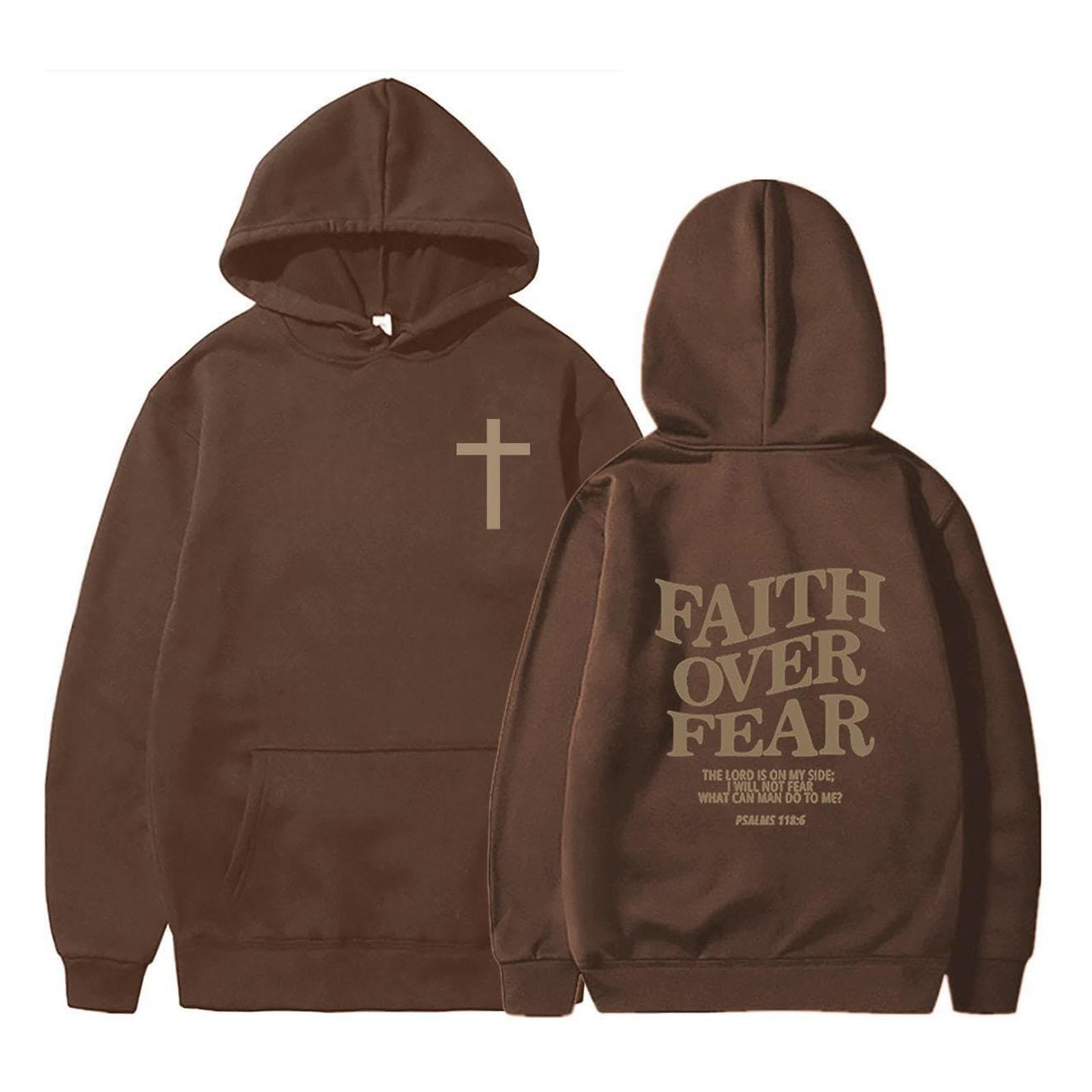 

Женская модная повседневная универсальная повседневная толстовка с капюшоном, повседневная толстовка с длинными рукавами и нашивками сверху XL кофейный