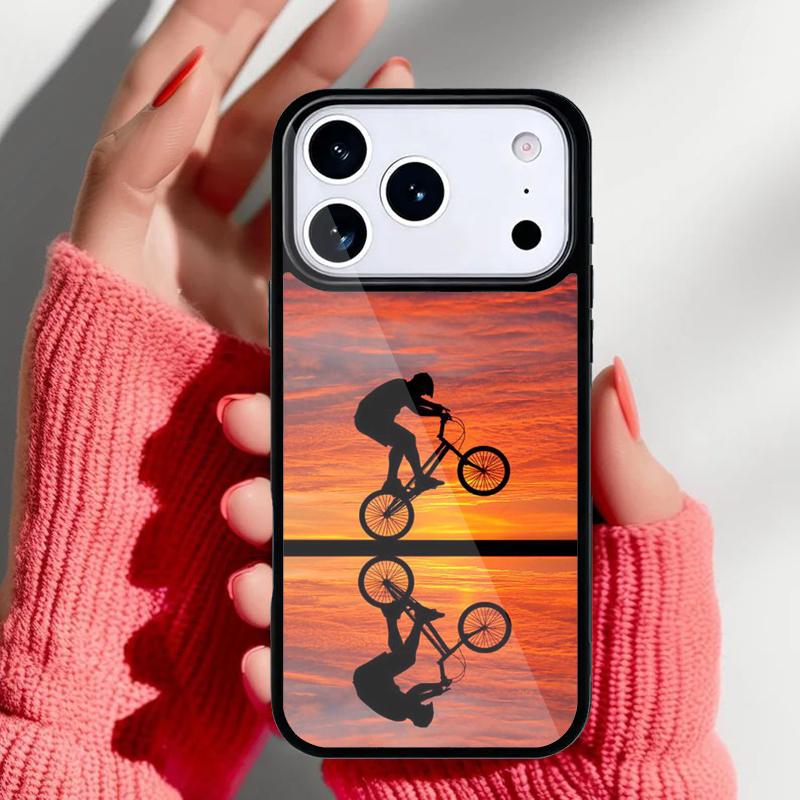 BMX Bike Extreme Sport Phone Case for iPhone 17 16 15 14 13 Pro Max Back Cover for 12 11 Pro Coque