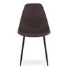 WAT chair coffee / black legs x 1
