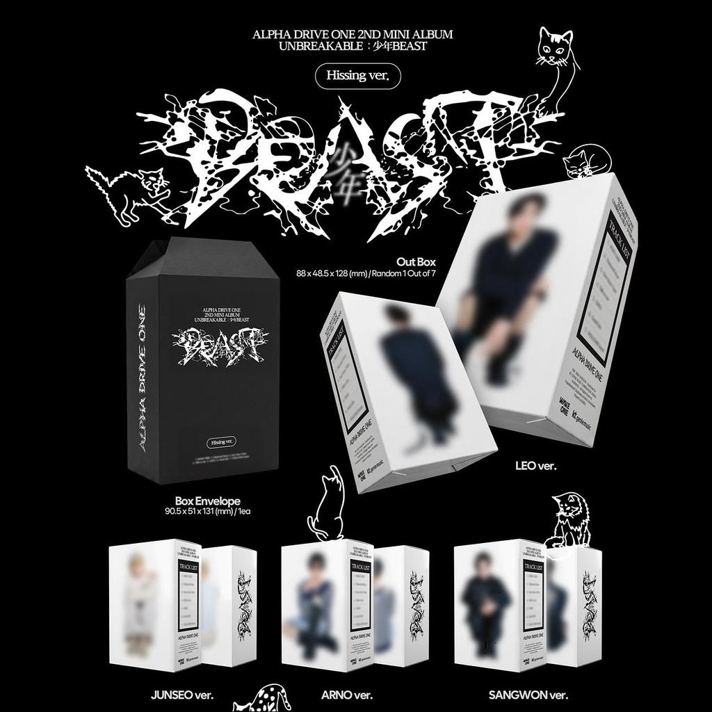 [Pre-order] ALPHA DRIVE ONE [UNBREAKABLE] BEAST_Hissing Ver. + Free Gift