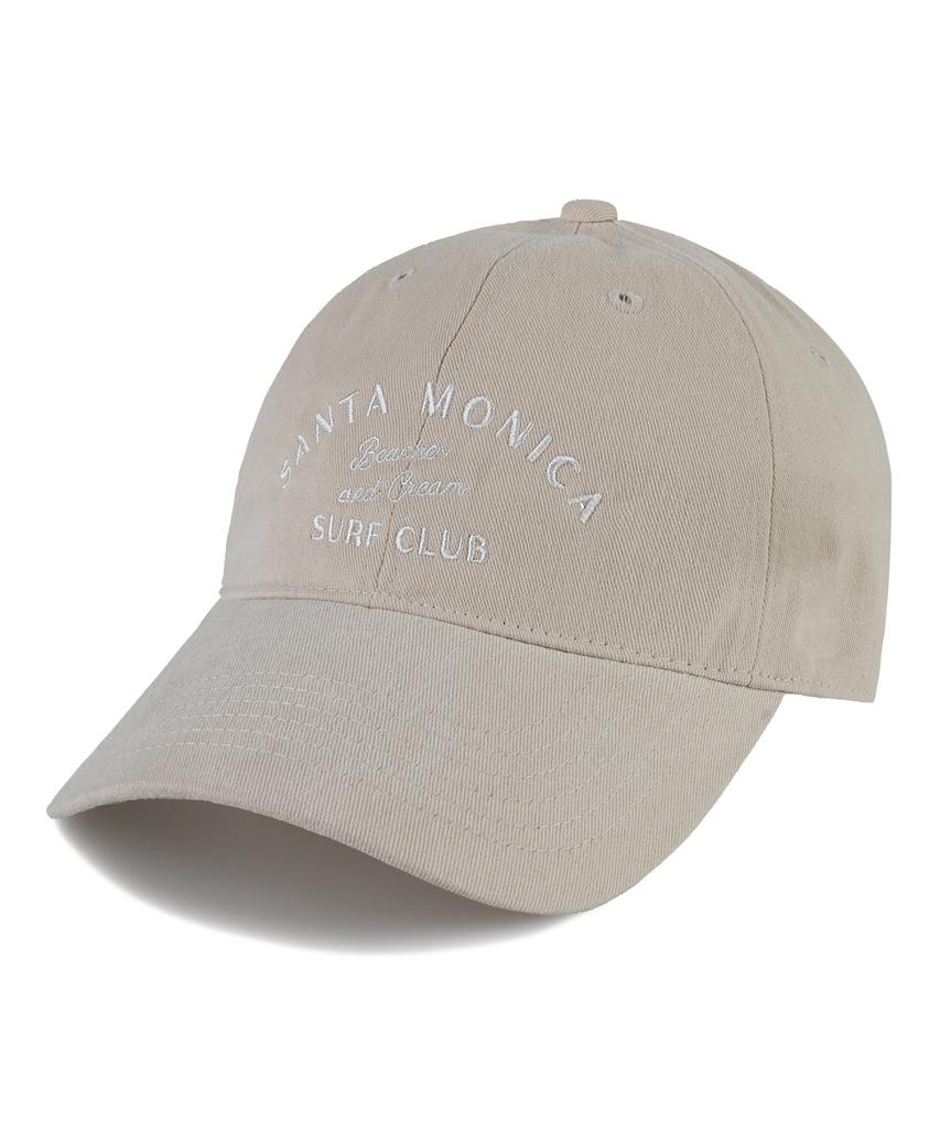 Bichiseuaenkeulim Santa Monica Cotton Ball Cap-Light Beige