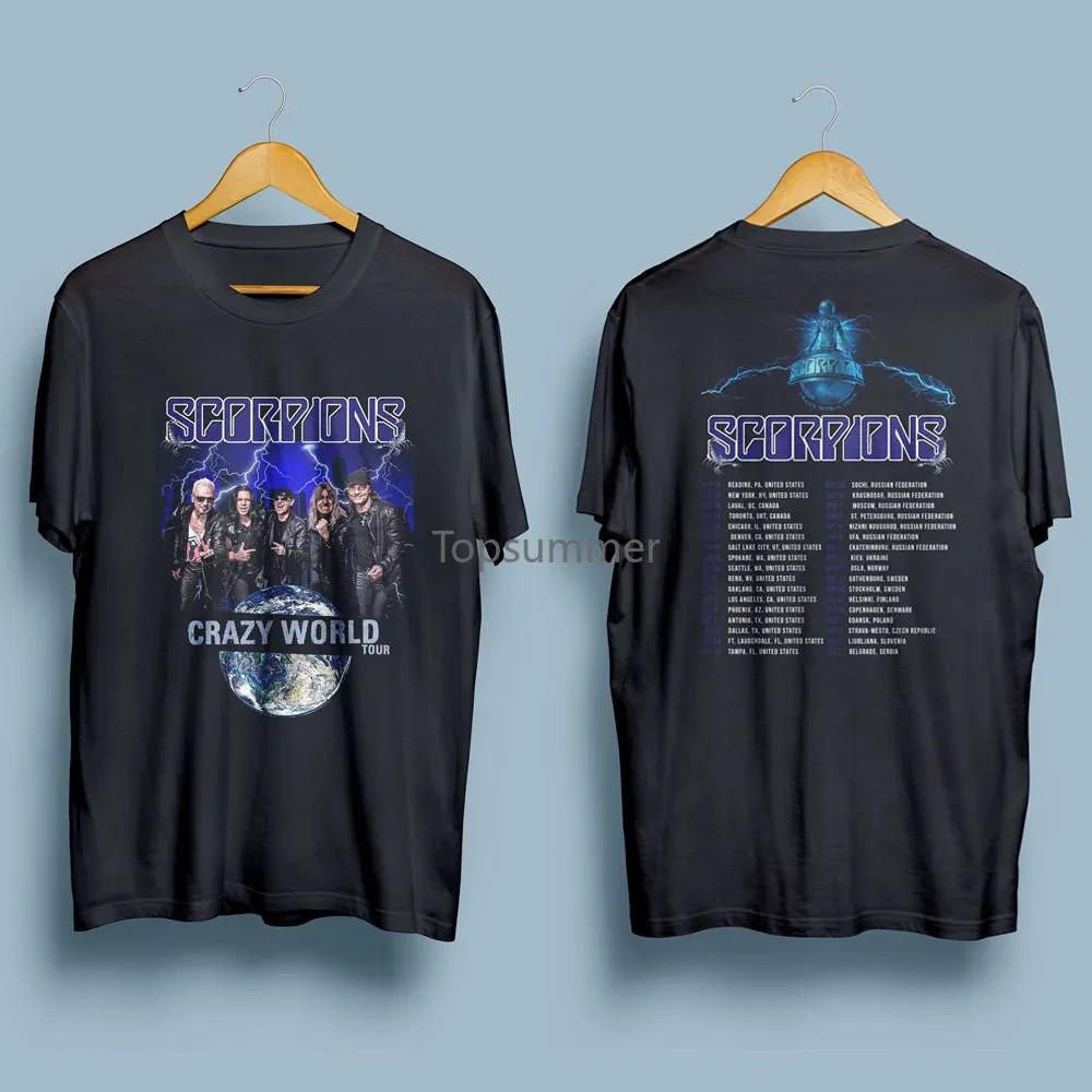 Scorpions Crazy World Tour 2018 T Shirt Men S Black S 4Xl S