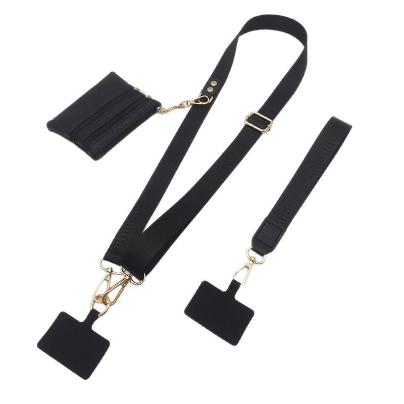 New Creative Mobile Phone Lanyard Strap Nylon for Hanging Small Bags Color Crossbody Hand Strap Universal Bag Diagonal Strap