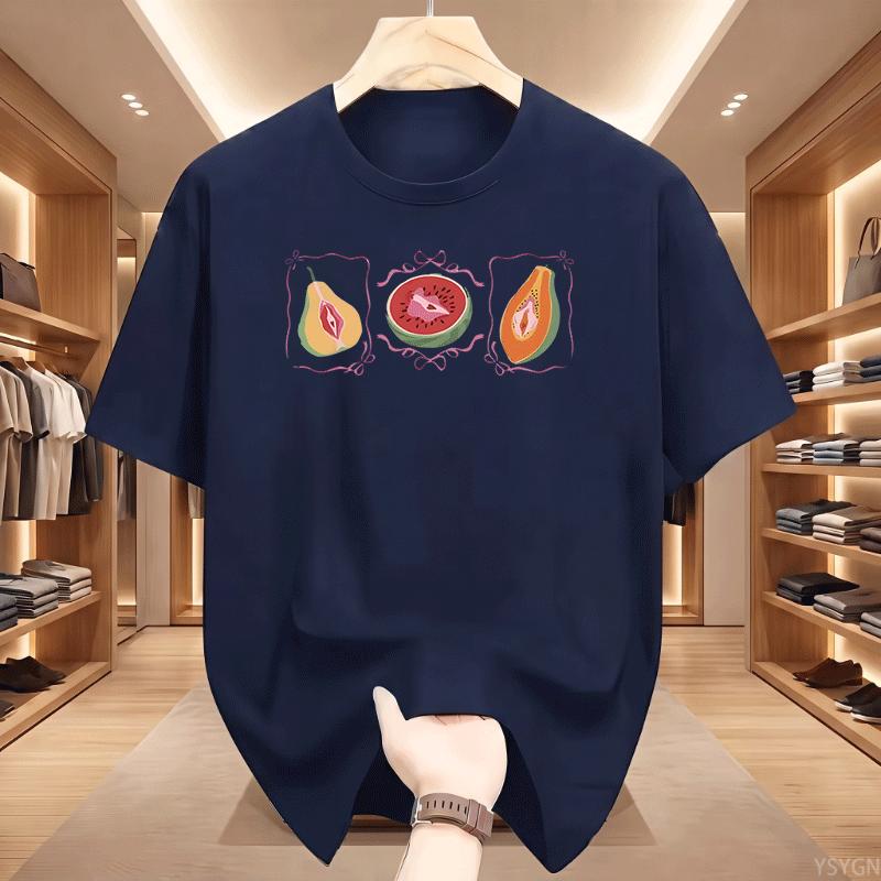 Coquette Vulgar Fruit TShirt Funny Fruit Feminist TShirts Summer Unisex Unisex Ladies Short Sletshirt Unisex Streetwear Tops