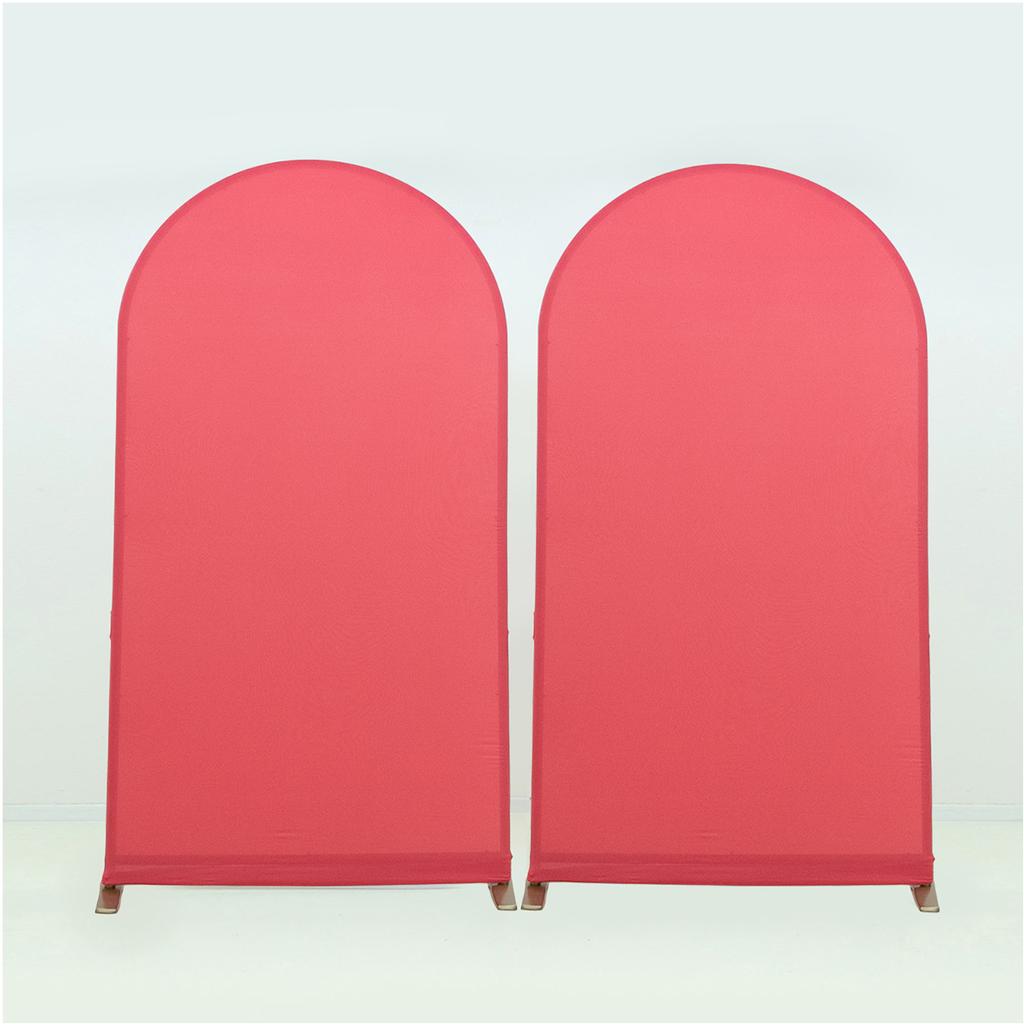 Hochzeitsbogenbezug Hintergrundstoff für Spandex-Passform Bogenständerbezug Chiara Bogenrahmenbezüge für Geburtstags-Babyparty-Dekor