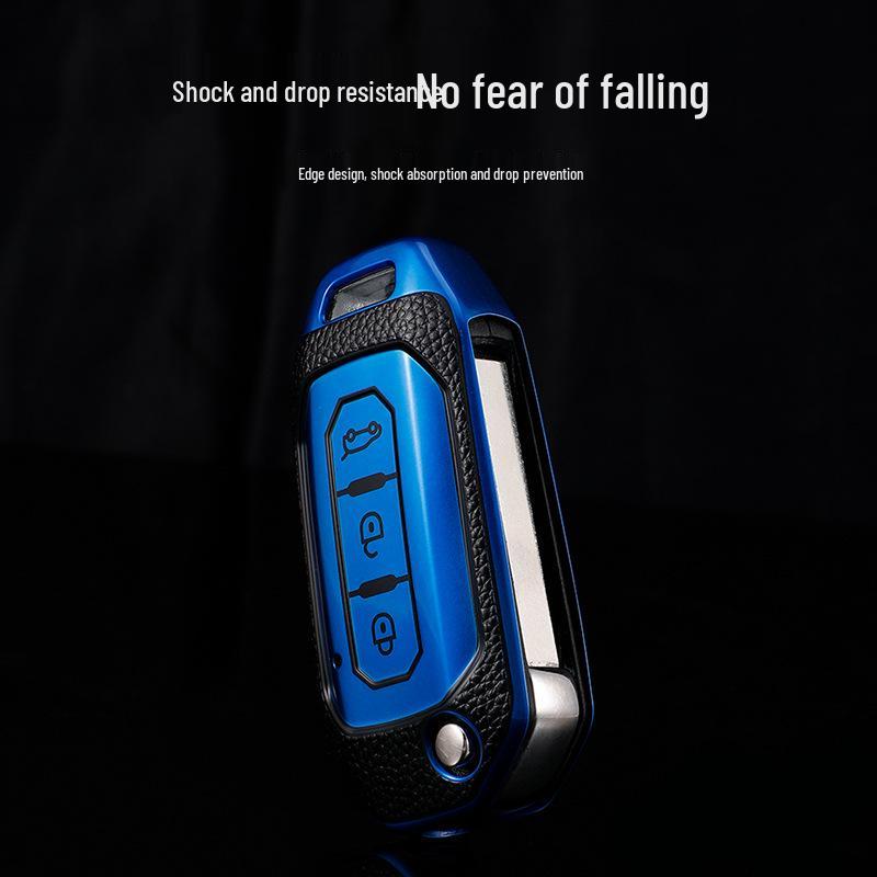 Ford Territory Car Key Cover - Snap Button Protective Shell for Yusheng S350, Men and Women