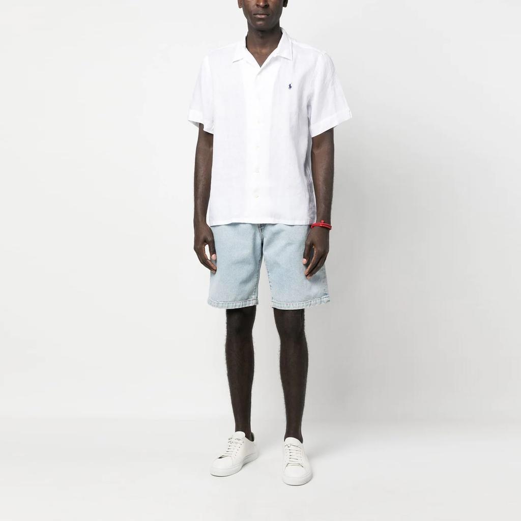 Polo Ralph Lauren SS23 Solid Color Polo Shirt Men shirts White 710903886-006