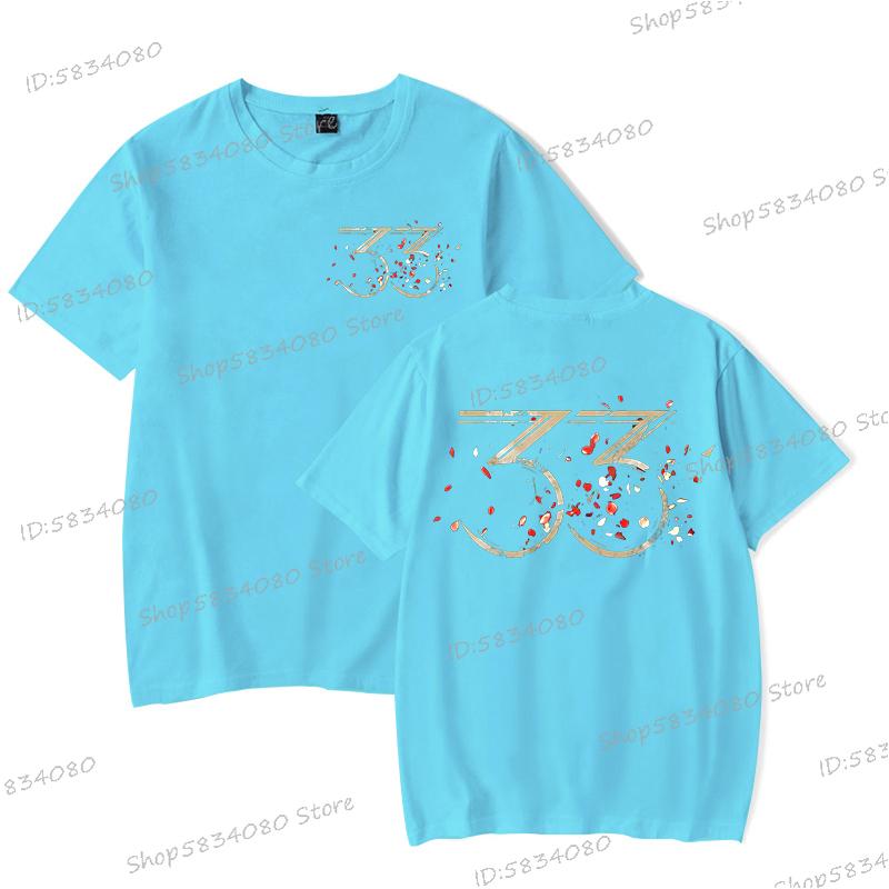 Clair Obscur Expedition 33 T-shirts pour Hommes et Femmes Unisexe Cadeau Parfait pour les Fans de Jeux Mode Décontractée Hauts Streetwear Gamer Vêtements d'Été