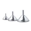 Manufacturer wholesale stainless steel funnel three-piece set kitchen tool small funnel household creative oil leakage set