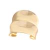 European and American Irregular Geometric Opening Metal Wide Face Women's Bracelet Trendy Design Arm Bracelet