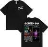 Rapper Anuel AA Rhlm 2 Album Tour Tshirts 2026 Spring Summer Fashion Hip Hop Luxury Casual Vintage Short Sleeve Top Unisex