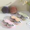 Eye Mask Soft 2 In 1 Eye Mask Pillow Foldable Multifunctional Travel Pillow Light-Blocking With Storage Hook Neck Pillows Kids