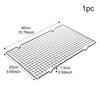 1/2pcs Cake Cooling Rack Stainless Steel BBQ Bread Drip Dry Rack Cooling Grid Baking Pan Household Baking Tool Single Layer TMZ