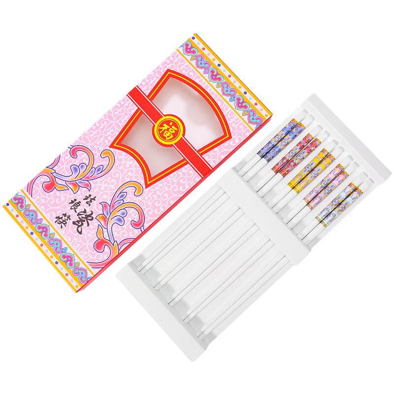 Chiński Pałacowy Styl Emaliowany Ceramiczny Zestaw Pałeczek